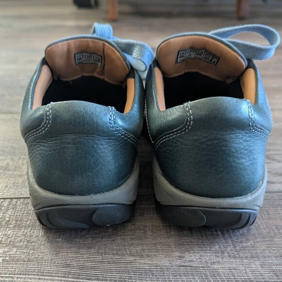 Keen Women's Presidio Lace-Up Supportive Rugged Leather Sneakers Blue Green 8 - Picture 6 of 9